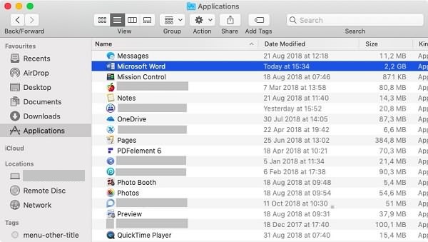 Uninstall office 2011 for mac completely